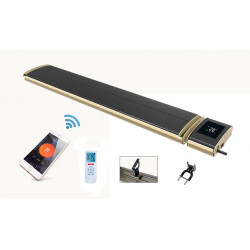 Infra  wifi sötétsugárzó fekete JH-NR18-13W 1800W 