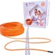 Vykur.kábel–LIKEWARM 20W/m d.90 m(plocha18 m2 )