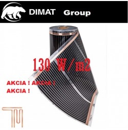 D510 Vykurovacia fólia :š. 100 cm , 130W/b.m , 130 W m2